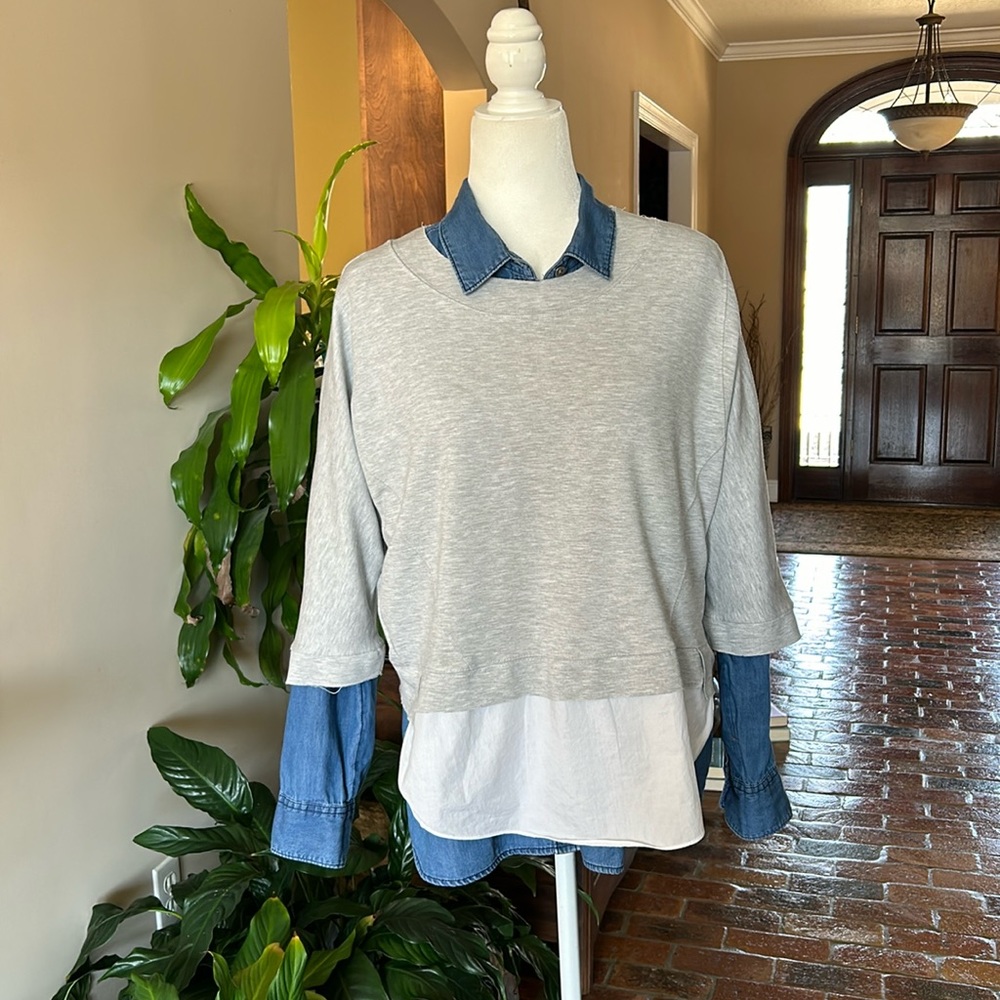 Boutique Shirt within a shirt szM
